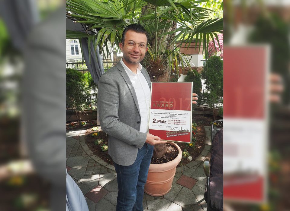 Nima Ghamari | Restaurant Shiraz Platz 2 - Schlemmerblock award